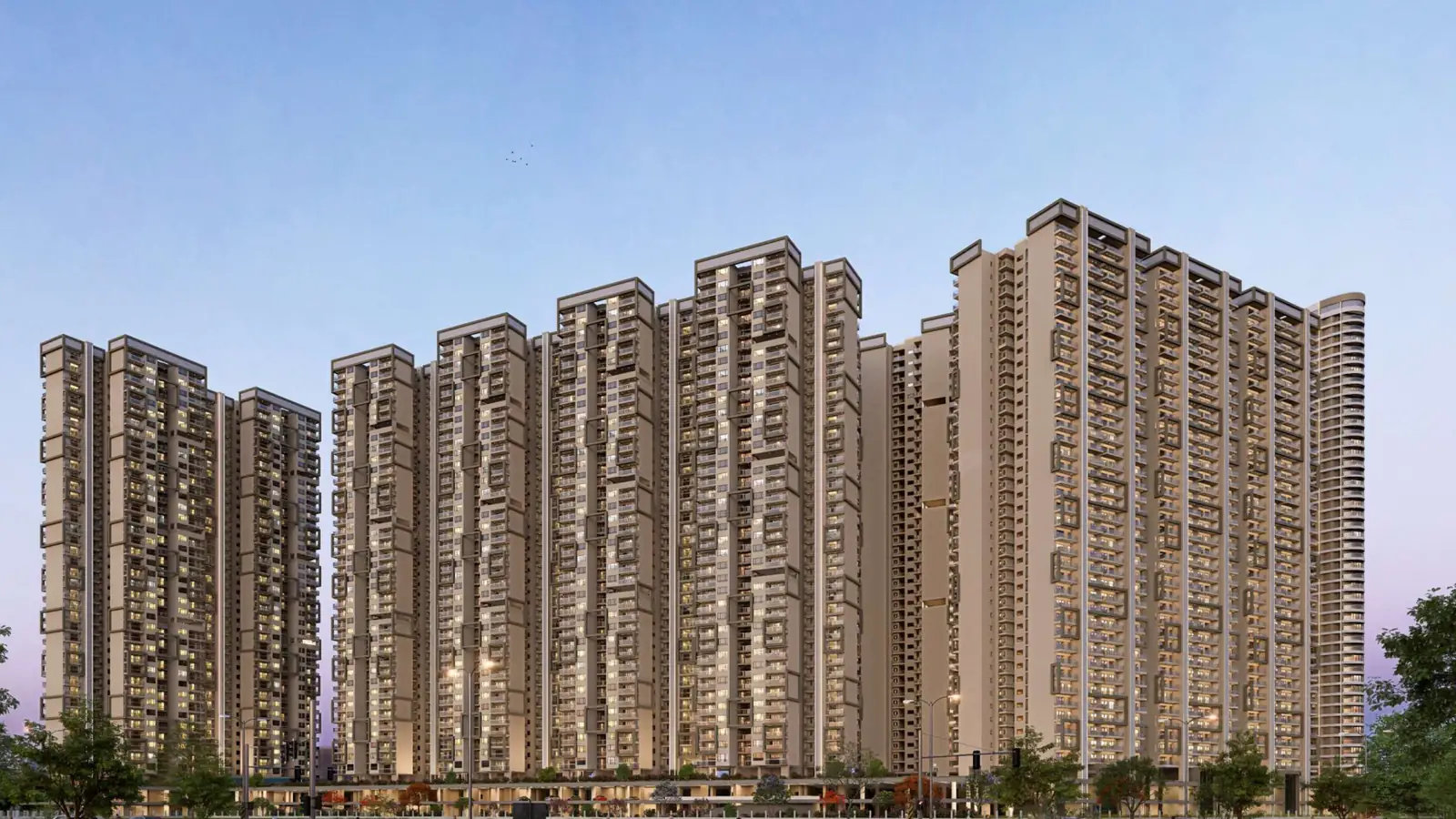 Artist's impression of the Aspire Leisure Valley tower cluster